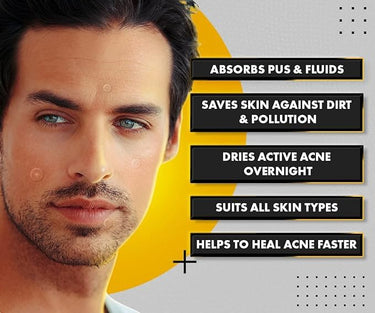 Urbangabru Hair Volumizing Powder 10 GM & Acne Pimple Patch 72 Dots - Men's Grooming Combo Kit